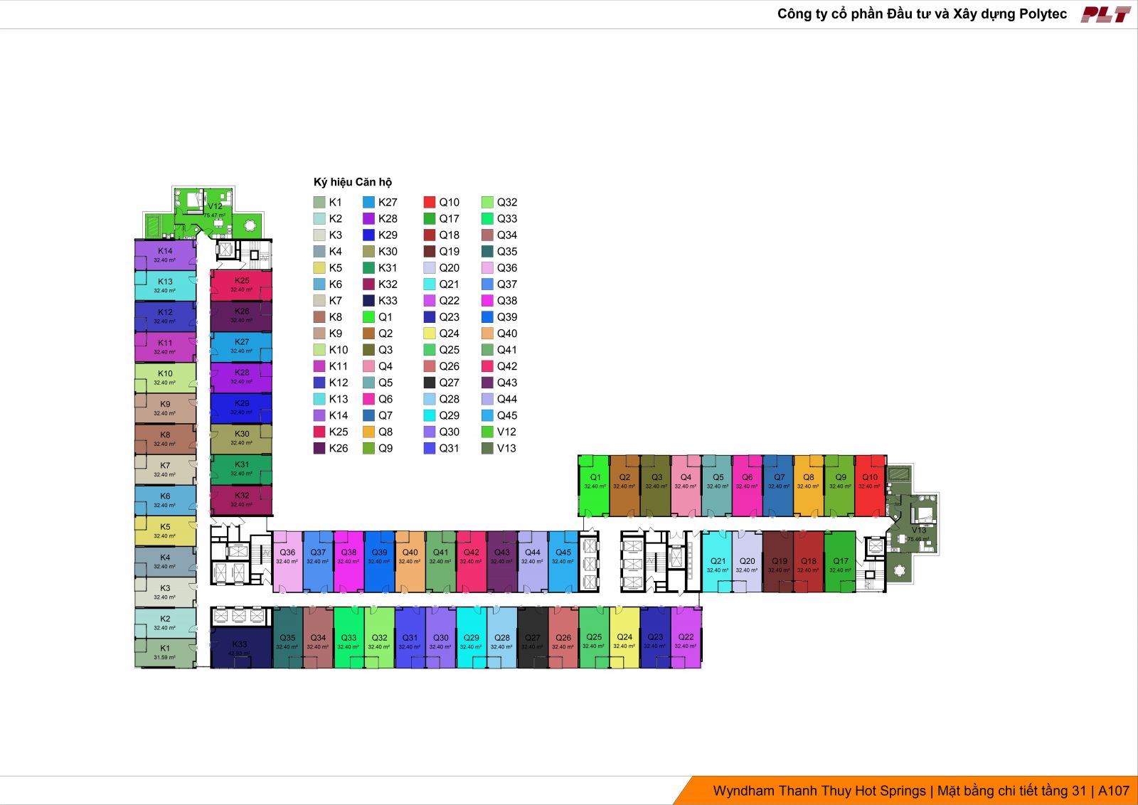 MẶT BẰNG TẦNG 31
