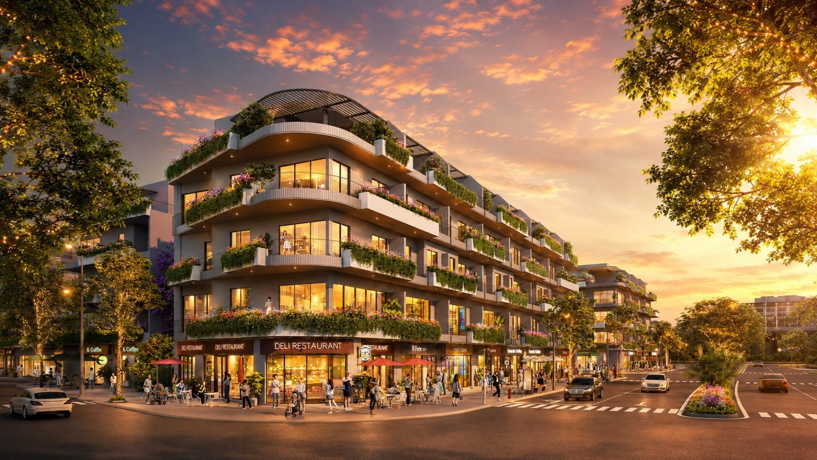 Thiết kế Shophouse Taseco Mê Linh – Phố thương mại trong lòng đô thị mới