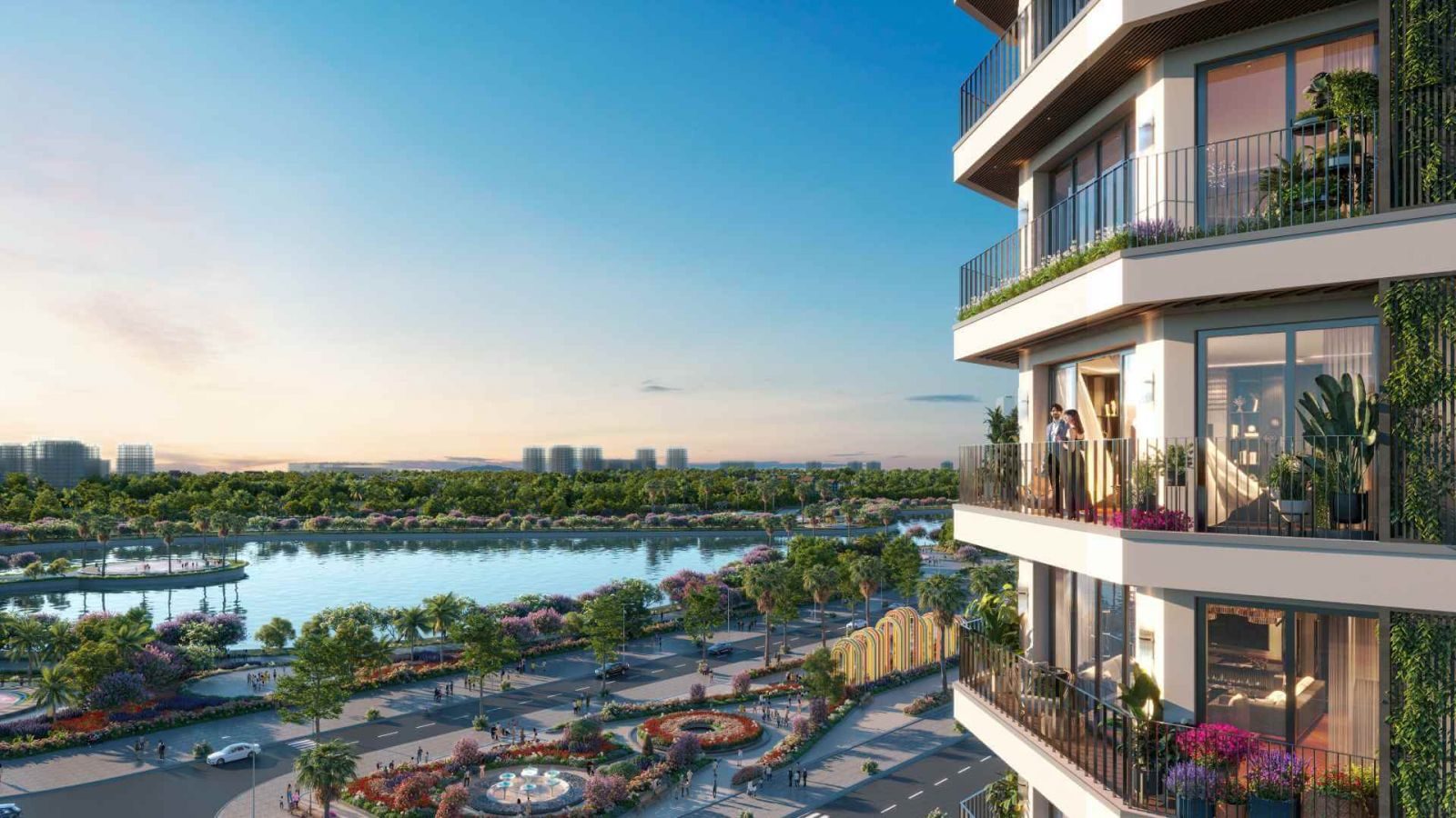 Công viên cây xanh & hồ điều hòa